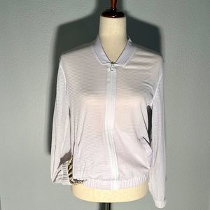 Z by Zella Anatomical Mesh Bomber Jacket